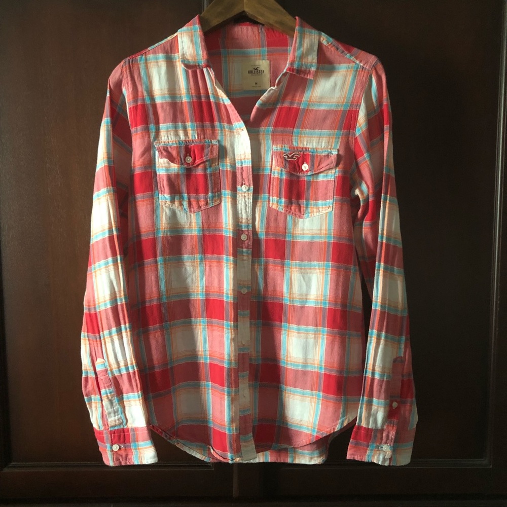 Hollister Plaid L/S Women’s Shirt (Medium)
